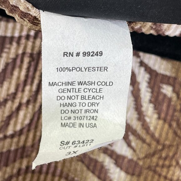 Maggie Barnes Womens Plus 3X Crinkled Cardigan Attached Tank Top 3/4 Sleeve - Picture 8 of 12